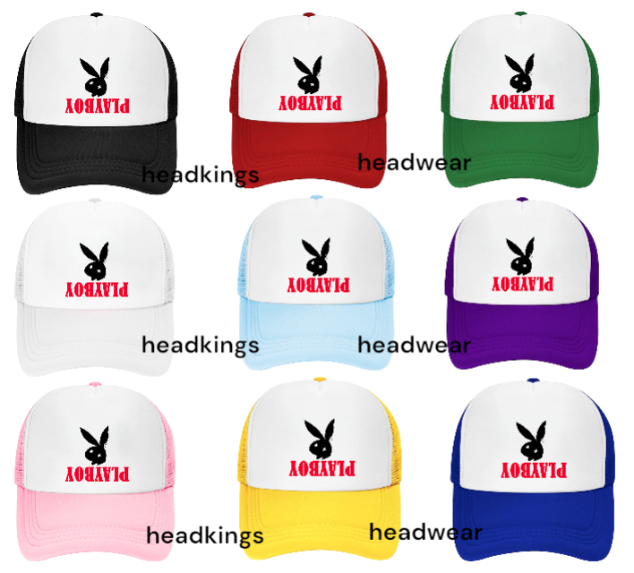 Bunny Hat Adjustable Snapback Trucker Hat Snapback Three Bunny Skulls Hat