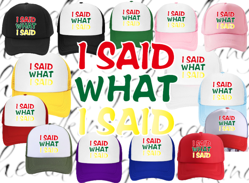 Funny Hat Adjustable Snapback Trucker Hat It is What is IS Hat Outdoors Hat