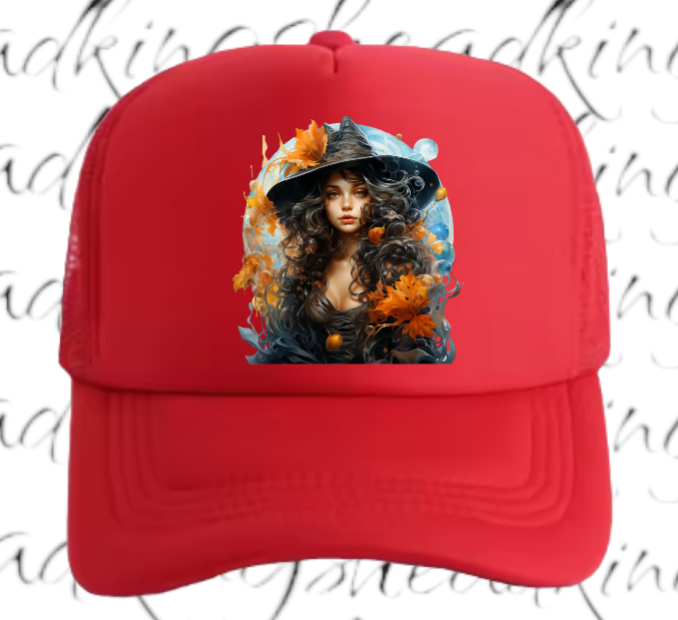 Beautiful Fairy Hat Adjustable Snapback Trucker Hat Supernatural Mythical Hat