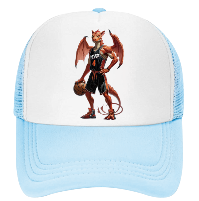 Basketball Dragon Hat Trucker Hat Adjustable Hat Unisex Hat Snapback MVP Hat