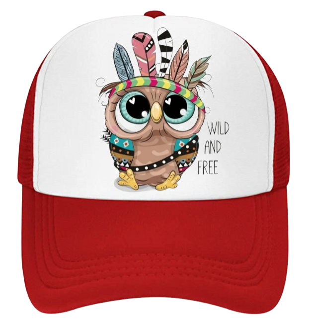 Wild And Free Baseball Hat Trucker Hat Adjustable Snapback Hat Unisex Hat