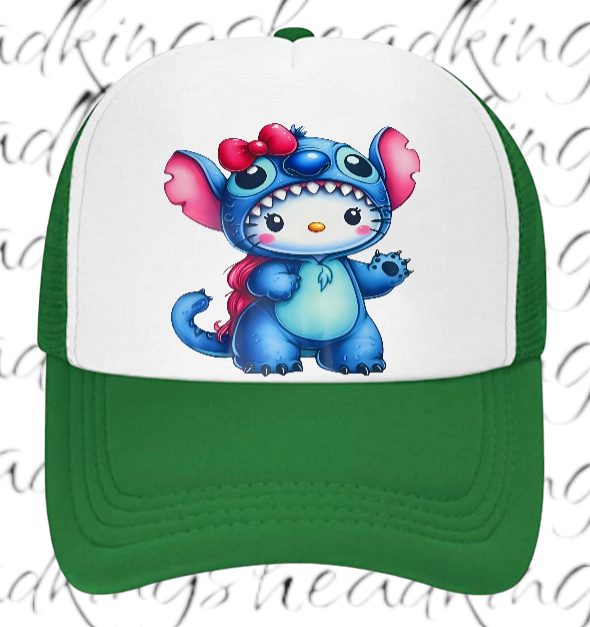 Anime Hat Ribbon Hat Adjustable Snapback Trucker Hat Anime Character Hat