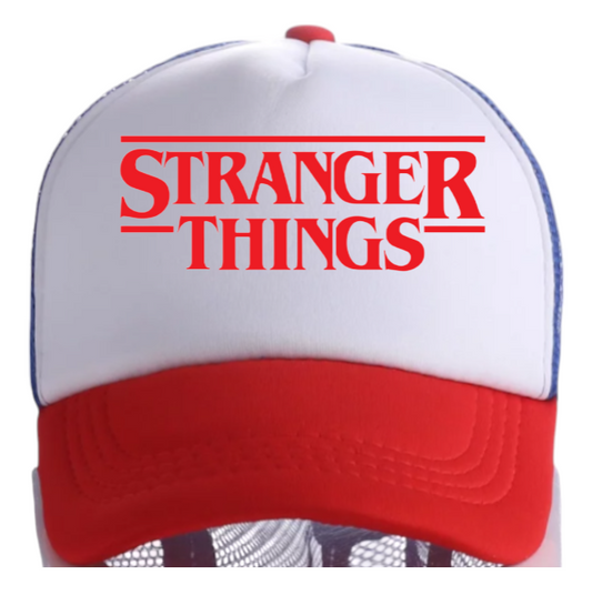 Stranger Things Hat Adjustable Snapback Trucker Hat Stranger Things Episodes Hat