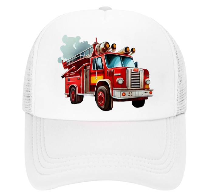Truck Driver Hat Trucker Hat Outdoors Hat Fire Department Hat Fire Truck