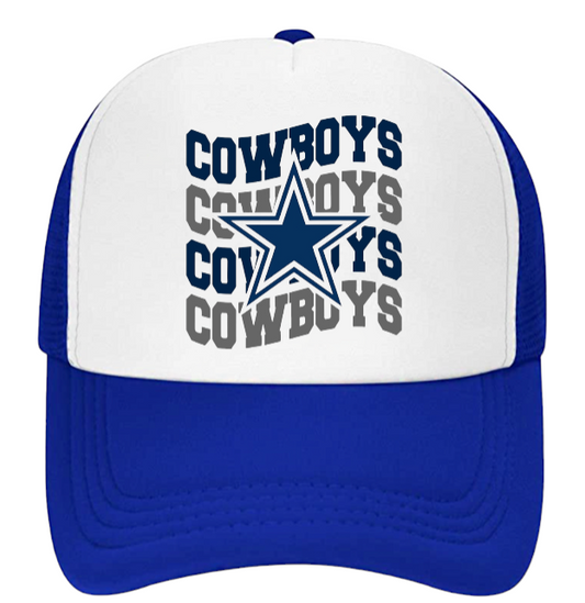 Football Hat Adjustable Snapback Trucker Hat Football Season Hat Texas Hat