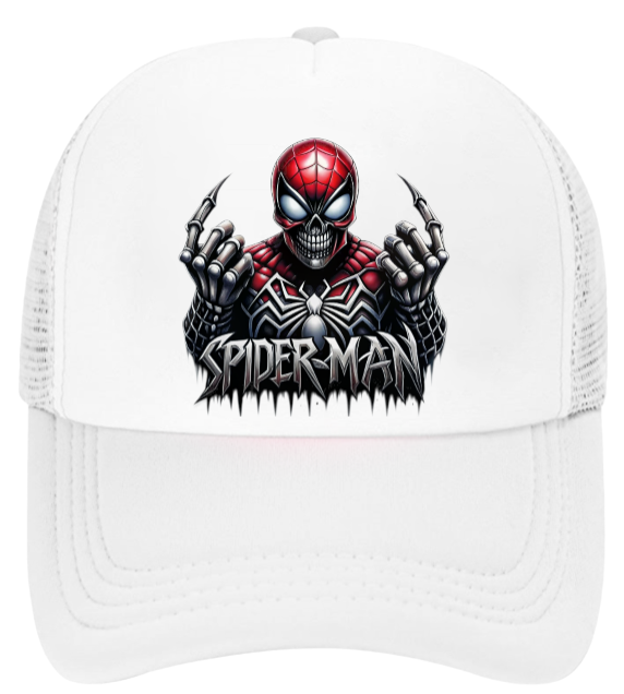 Spiderman Hat Adjustable Snapback Trucker Hat Spider Web Spiderman Superhero Hat