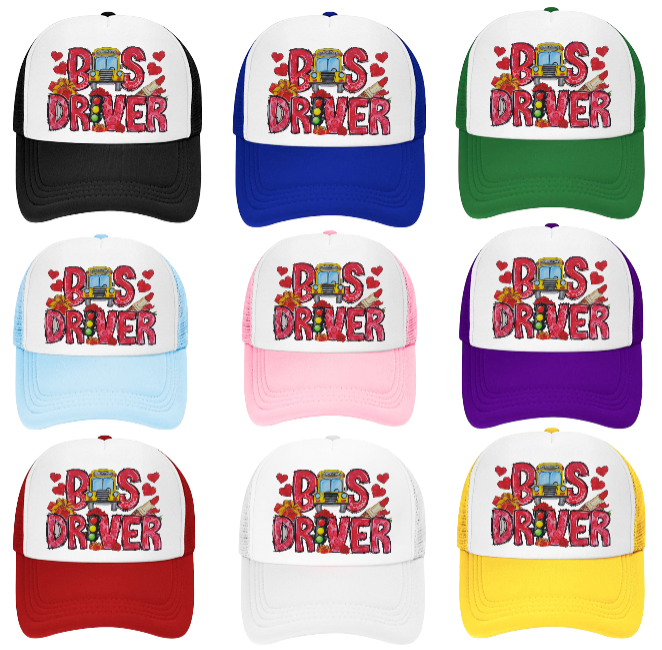 Bus Driver Hat Adjustable Snapback Trucker Hat Best Driver Ever Bus Driver Gift
