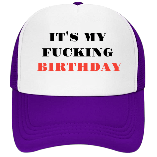 Birthday Hat Adjustable Snapback Trucker Hat Outdoors Funny Hat Birthday Gift