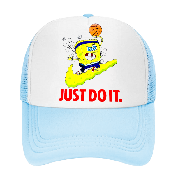 Basketball Hat Adjustable Snapback Trucker Hat Anime Cartoon Playing Basketball