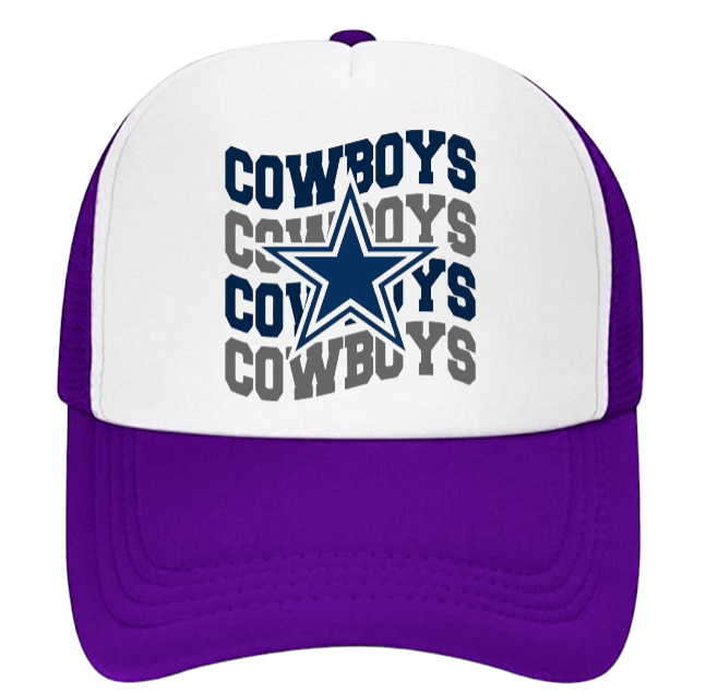 Football Hat Adjustable Snapback Trucker Hat Football Season Hat Texas Hat
