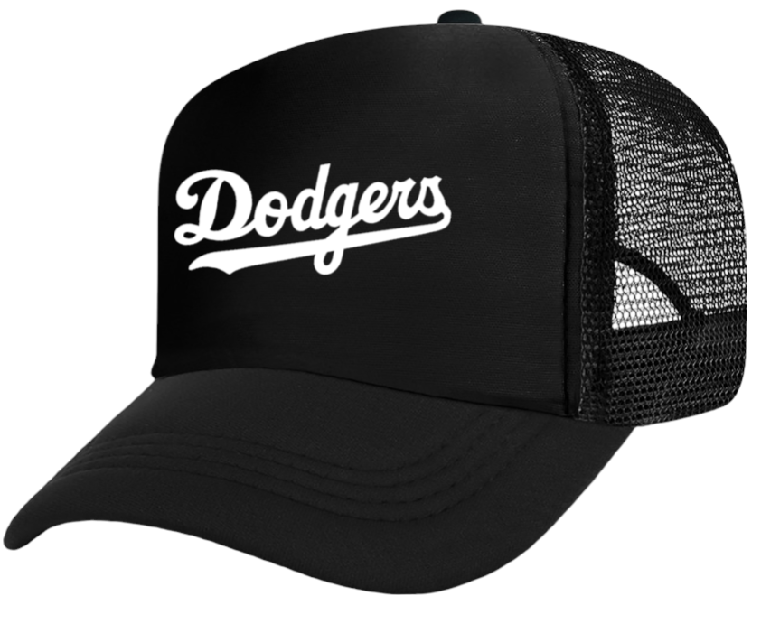 Dodgers Hat Adjustable Snapback Trucker Hat Dodgers Love Hearts Los Angeles Hat