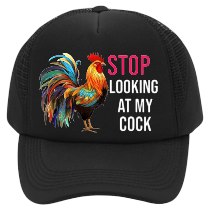Chicken Hat Adjustable Snapback Trucker Hat Cock Rooster Hat Animal Lover Gift