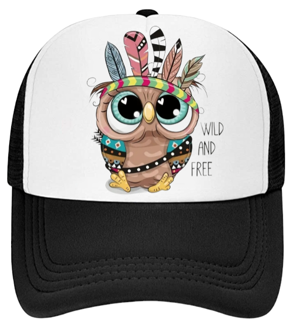 Wild And Free Baseball Hat Trucker Hat Adjustable Snapback Hat Unisex Hat