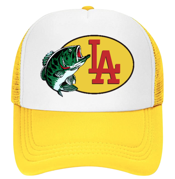 Los Angeles Hat Adjustable Snapback Trucker Hat Outdoors Fishing Hat Dodgers Hat