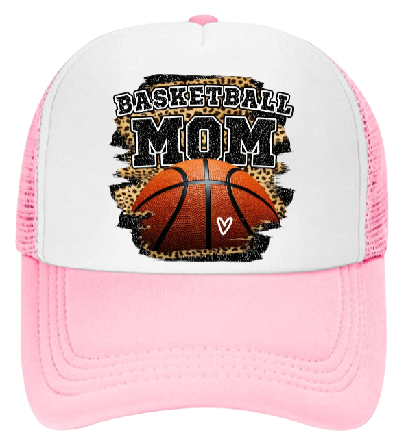 Basketball Hat Trucker Adjustable Hat Snapback Women Hat Basketball Mom Hat