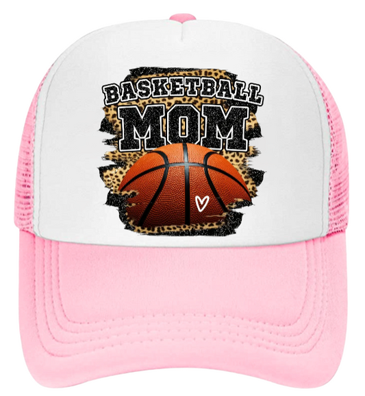 Basketball Hat Trucker Adjustable Hat Snapback Women Hat Basketball Mom Hat