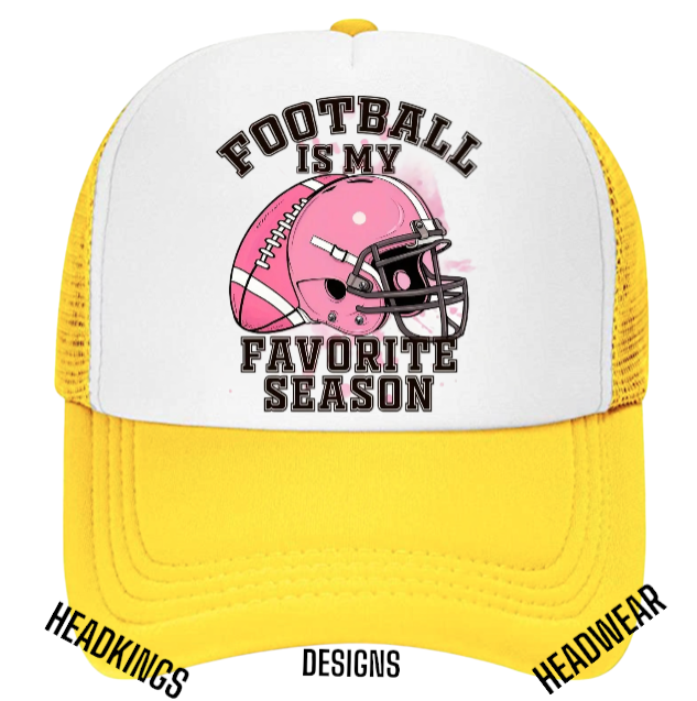 Football Season Hat Adjustable Snapback Trucker Hat Football Love Football Hat