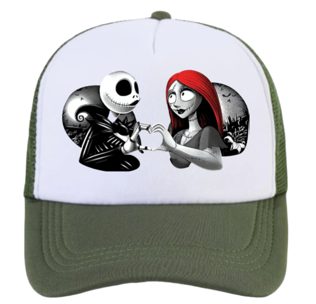 Christmas Hat Adjustable Trucker Hat Nightmare Before Christmas True Love Hat