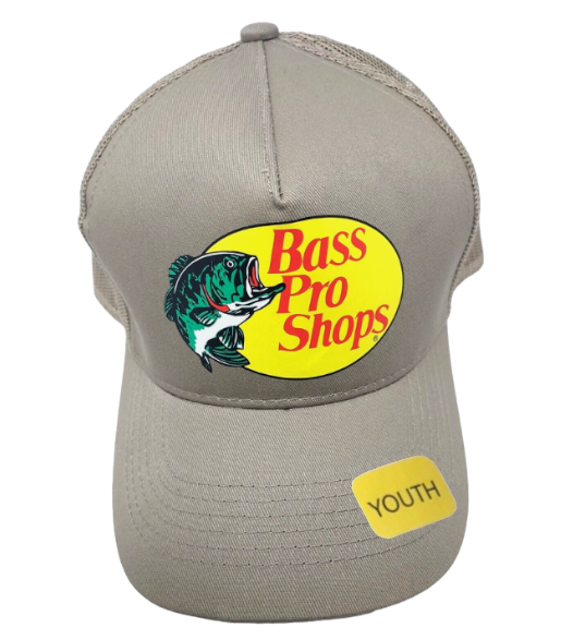 Bass Pro Shops Hat Trucker Hat Outdoors Hat Baseball Fishing Hat Snapback Youth