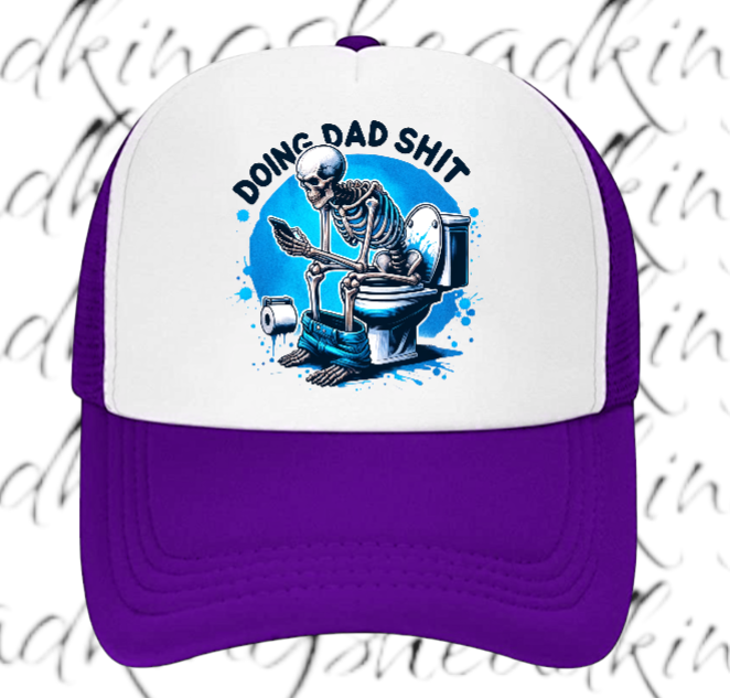 Funny Hat Dad Hat Adjustable Snapback Trucker Hat Gift for Dad Busy on Phone Hat