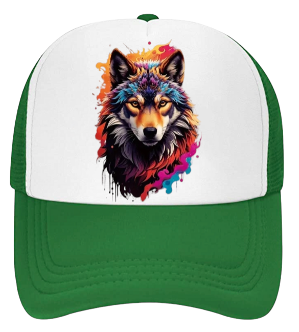 Wolf Hat Baseball Hat Trucker Hat Adjustable Snapback Hat Unisex Wild Fox