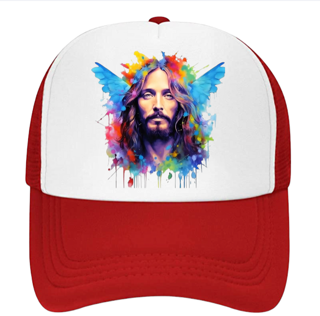 Jesus Hat Trucker Hat Outdoors Hat Religions Faith Jesus Wept Bible Verse Hat