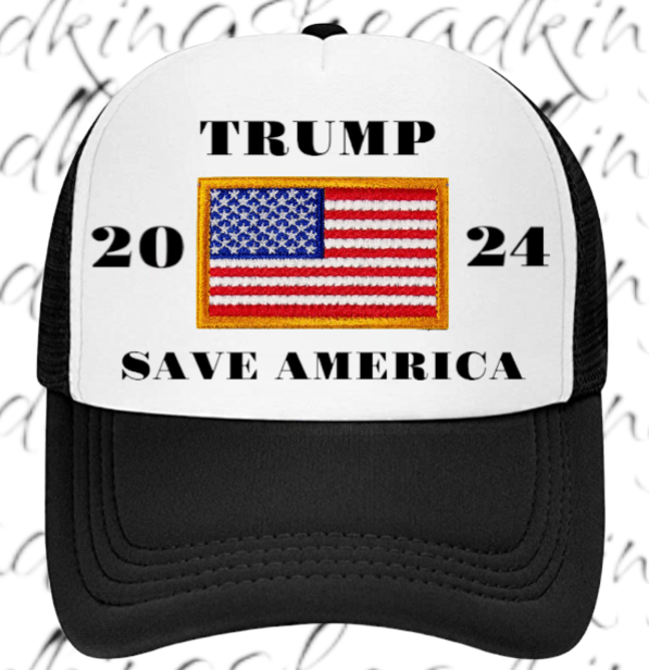 Trump Hat Trucker Hat Adjustable Snapback Make America Great Again 2024 MAGA