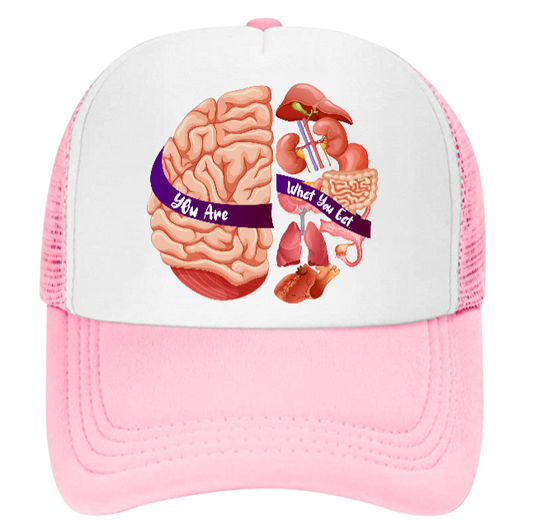 Healthy Lifestyle Hat Trucker Hat Adjustable Snapback You Are What You Eat Gym