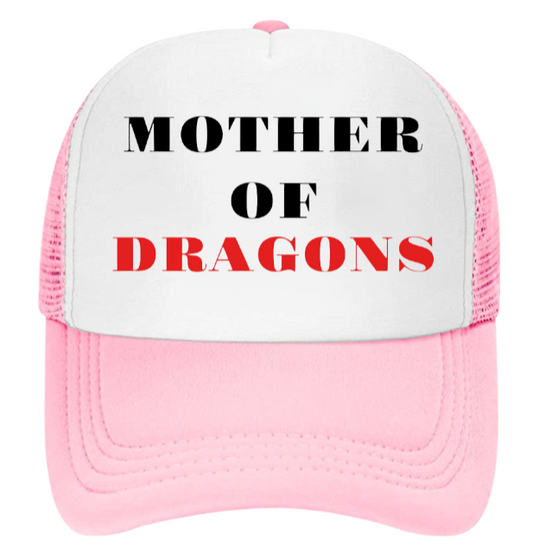 Mother Of Dragons Hat Adjustable Snapback Trucker Hat Game Of Thrones Theme Hat