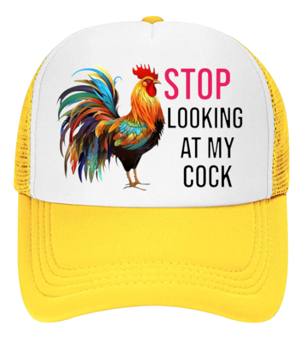 Chicken Hat Adjustable Snapback Trucker Hat Cock Rooster Hat Animal Lover Gift