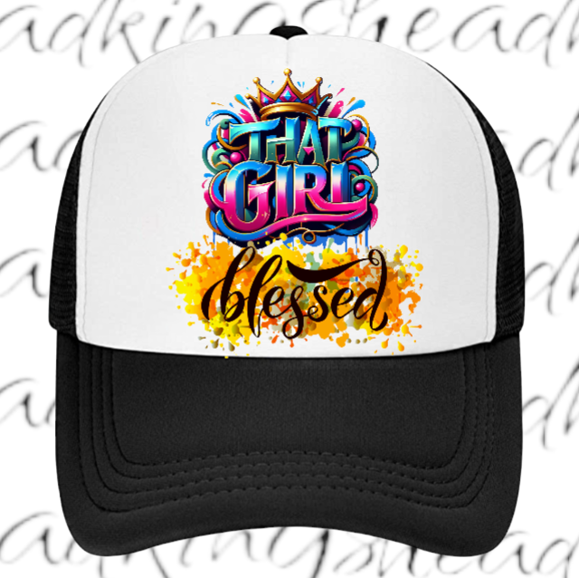 Blessed Hat Adjustable Snapback Trucker Hat That Blessed Girl Hat Woman Hat