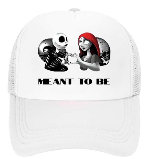 Christmas Hat Adjustable Trucker Hat Nightmare Before Christmas True Love Hat