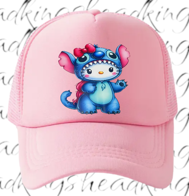 Anime Hat Ribbon Hat Adjustable Snapback Trucker Hat Anime Character Hat