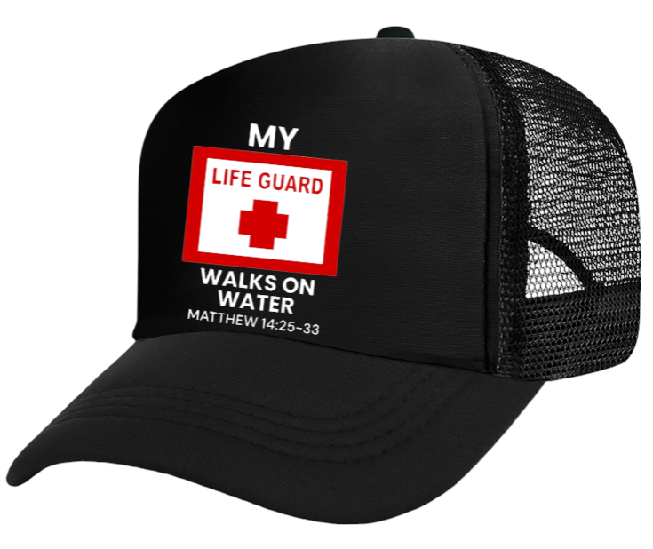 Lifeguard Hat Adjustable Snapback Trucker Hat I love Jesus Hat Faith Believe Hat
