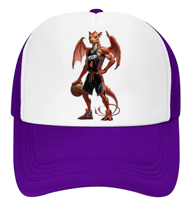 Basketball Dragon Hat Trucker Hat Adjustable Hat Unisex Hat Snapback MVP Hat
