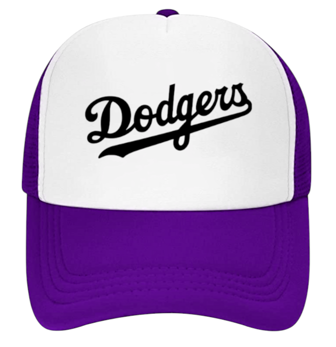 Dodgers Hat Adjustable Snapback Trucker Hat Dodgers Love Hearts Los Angeles Hat