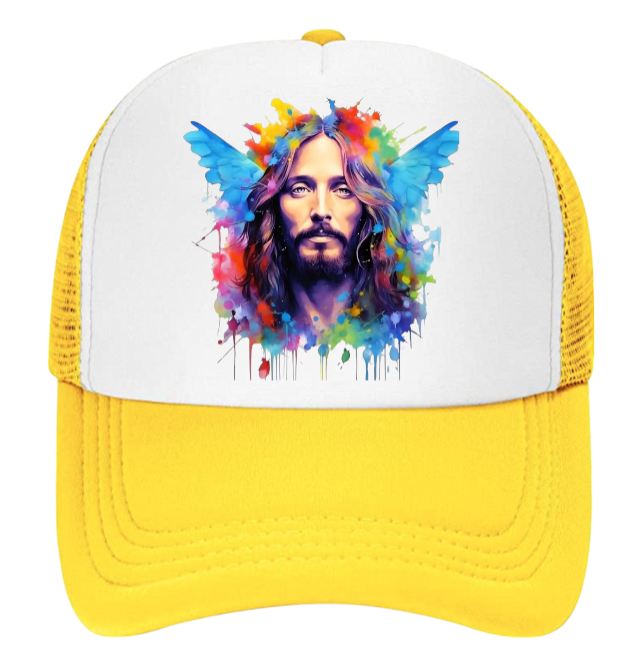 Jesus Hat Trucker Hat Outdoors Hat Religions Faith Jesus Wept Bible Verse Hat