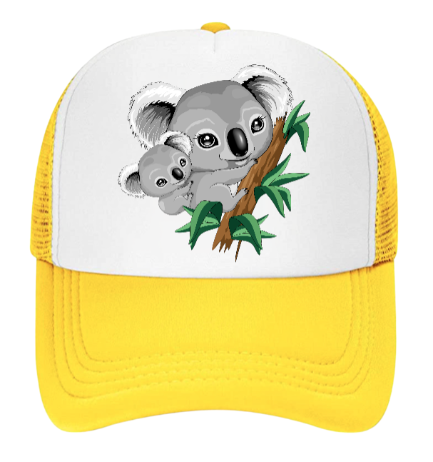 Koala Baseball Hat Trucker Hat Adjustable Unisex Hat Snapback Animal Lover Hat