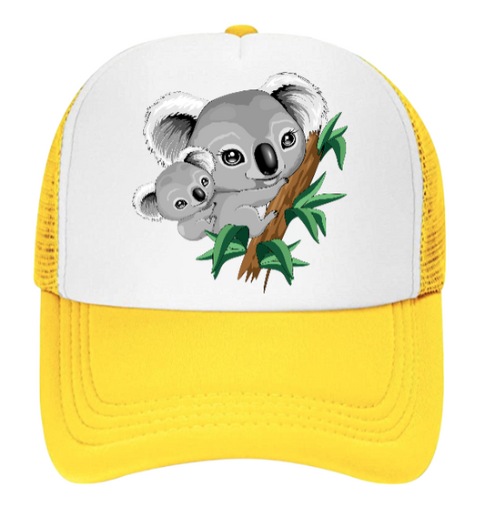 Koala Baseball Hat Trucker Hat Adjustable Unisex Hat Snapback Animal Lover Hat