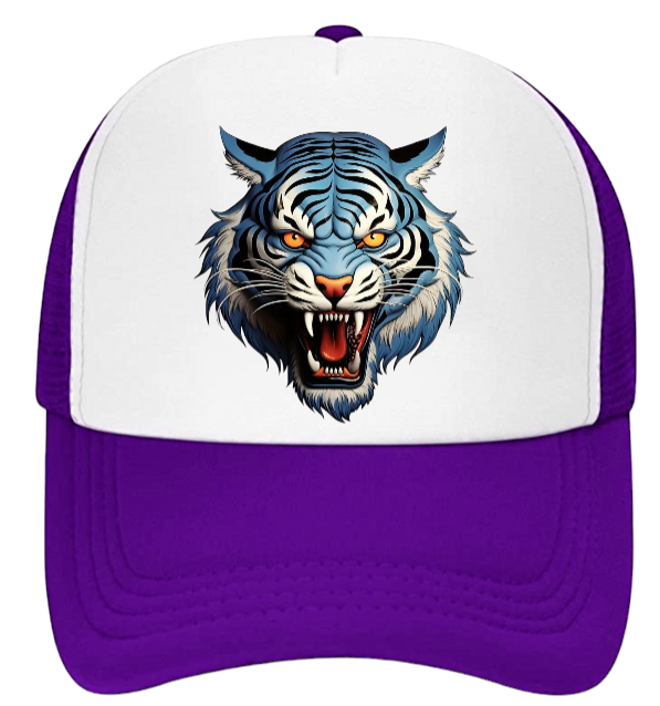 Wild Tiger Hat Baseball Hat Adjustable Snapback Trucker Hat Fierce Tiger Hat