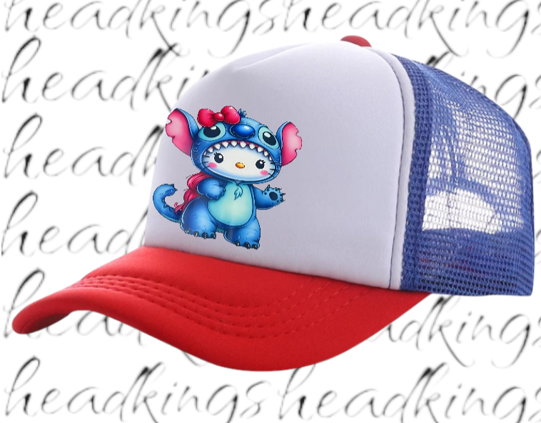 Anime Hat Ribbon Hat Adjustable Snapback Trucker Hat Anime Character Hat