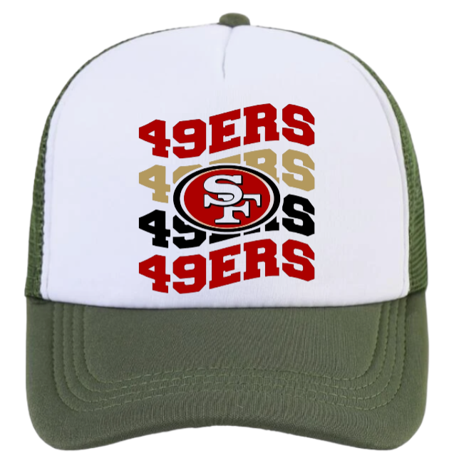 49 Football Hat Adjustable Snapback Trucker Hat Football Season Hat