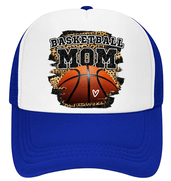 Basketball Hat Trucker Adjustable Hat Snapback Women Hat Basketball Mom Hat