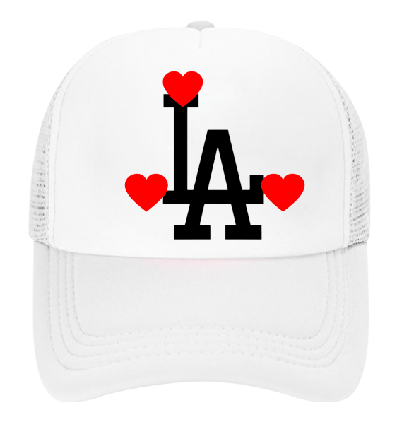 Dodgers Baseball Hat  Adjustable Snapback Trucker Hat Dodgers Zebra Love Hat