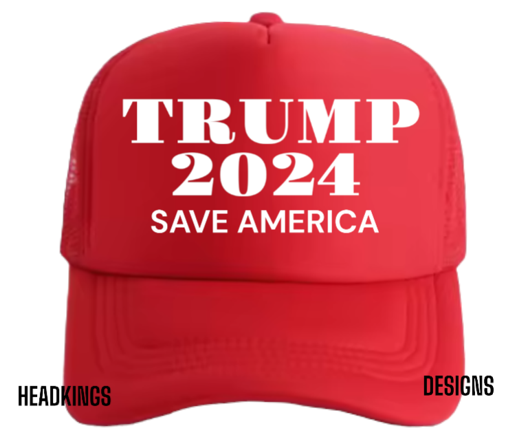 Trump Hat Trucker Hat Adjustable Snapback Make America Great Again 2024 MAGA