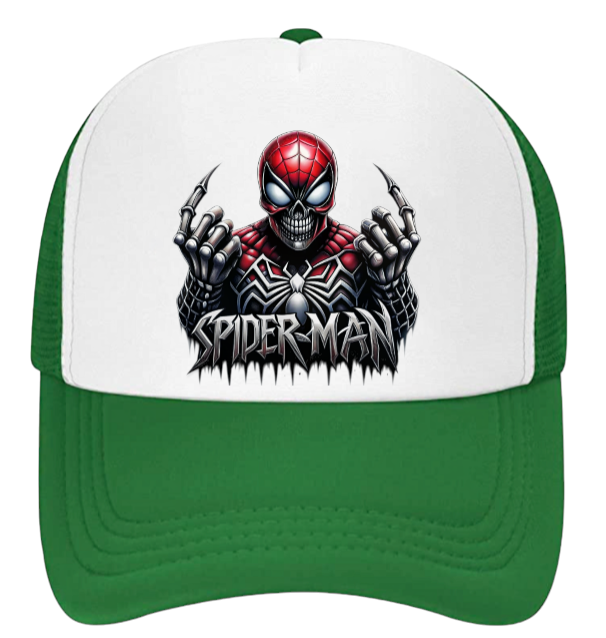 Spiderman Hat Adjustable Snapback Trucker Hat Spider Web Spiderman Superhero Hat
