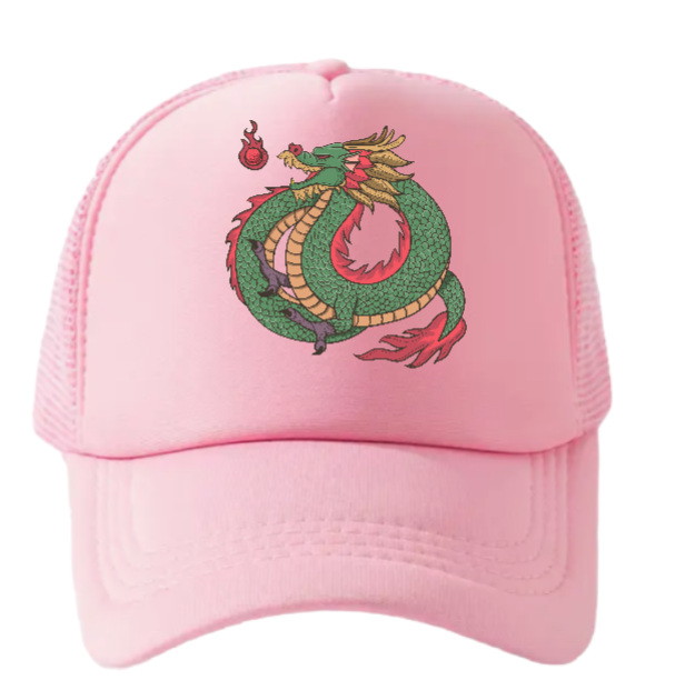 Dragon Hat Baseball Hat Trucker Hat Adjustable Snapback Hat Danger Fire Dragon