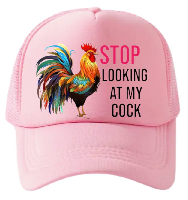 Chicken Hat Adjustable Snapback Trucker Hat Cock Rooster Hat Animal Lover Gift
