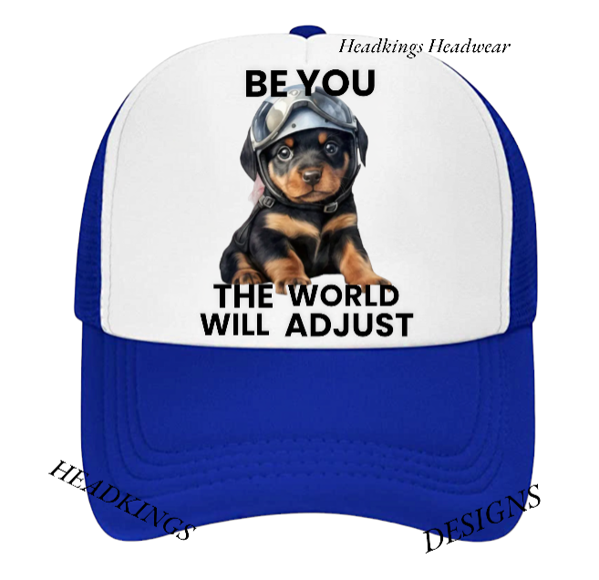 Dog Hat Adjustable Snapback Trucker Hat Be You The World Will Adjust Outdoor Hat