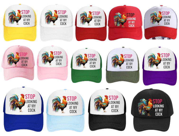 Chicken Hat Adjustable Snapback Trucker Hat Cock Rooster Hat Animal Lover Gift
